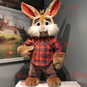 Mascottefiguur van een...