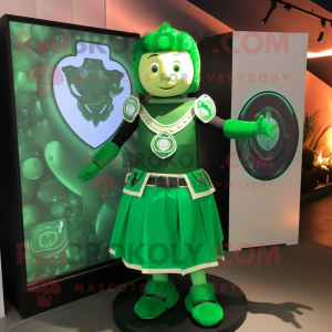 Personagem de mascote Green...