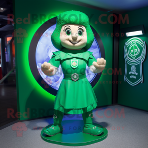 Personagem de mascote Green...