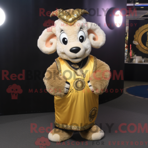 Mascot character of a Gold...