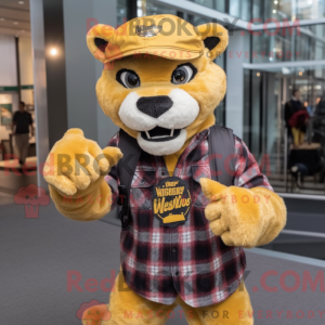 Mascot character of a Gold...