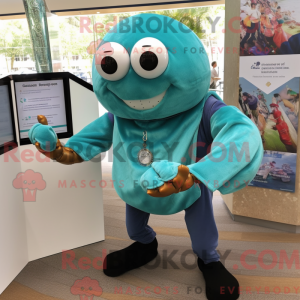 Mascottefiguur van een...