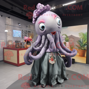 Mascot character of a Gray...