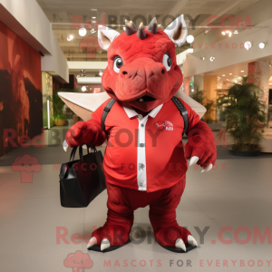 Mascot character of a Red...