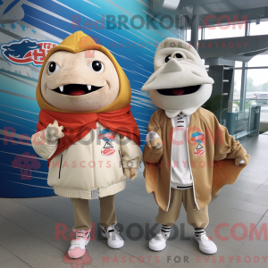 Mascot karakter van een...
