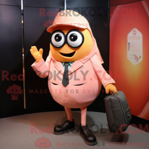 Mascot character of a Peach...
