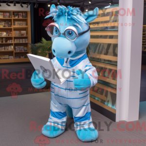 Postava maskota Sky Blue...