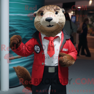 Mascot karakter van een...