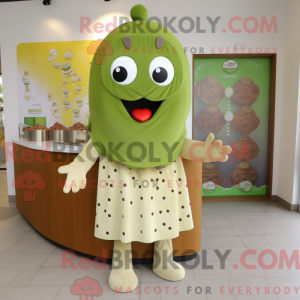 Mascot character of a Olive...