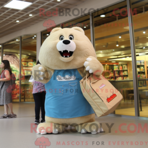 Mascot character of a Cream...