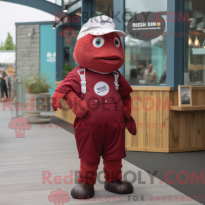 Mascot karakter van een...