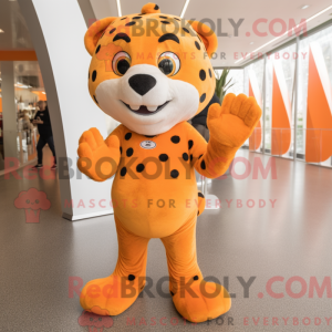 Mascot karakter van een...