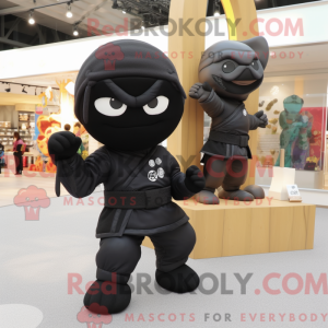 Mascot character of a Black...