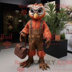 Mascot character of a Rust...