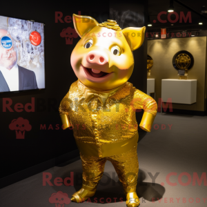 Personagem de máscara de um...