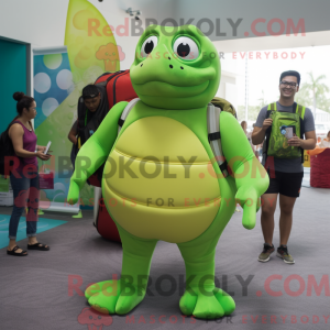 Mascot character of a Lime...