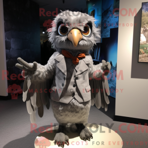 Mascot character of a Gray...