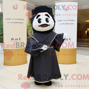 Mascot character of a Black...