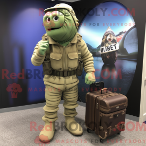 Mascot character of a Olive...