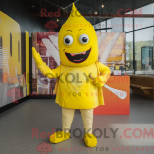 Mascot character of a Lemon...