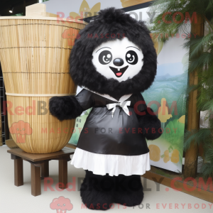 Mascot character of a Black...