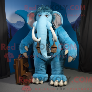 Mascot character of a Blue...