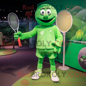 Mascot character of a Green...