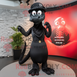 Mascot character of a Black...