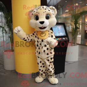 Maskot-karakter av en Cream...