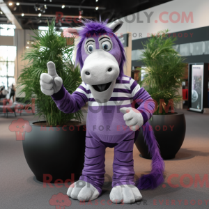 Postava maskota Purple...