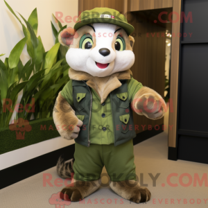 Mascot character of a Olive...