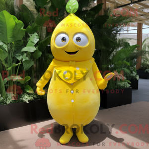 Mascot character of a Lemon...