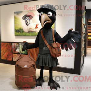 Mascot character of a Black...