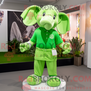 Mascot character of a Lime...