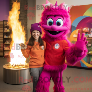 Mascot character of a...