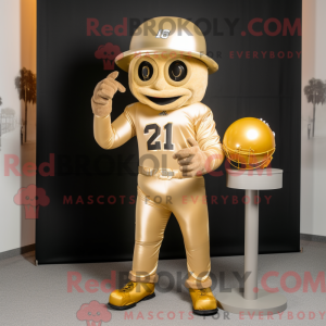 Mascot character of a Gold...