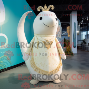 Mascot character of a Cream...