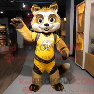 Maskottchen eines goldenen...