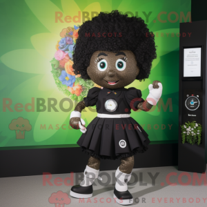 Mascot character of a Black...