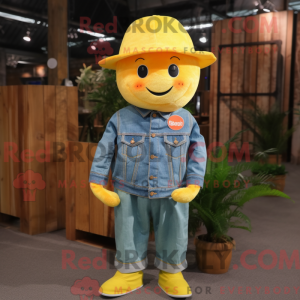 Mascot character of a Lemon...
