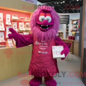 Mascot character of a...