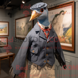 Mascot character of a Navy...