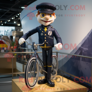 Mascot-karakter af en Navy...