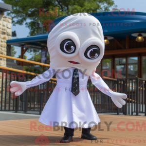 Mascot character of a White...