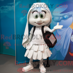 Mascot character of a White...