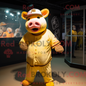 Mascottefiguur van een...
