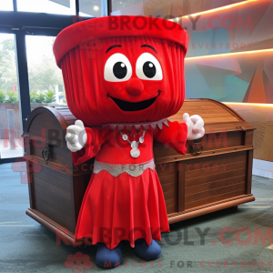 Mascot character of a Red...