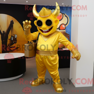 Mascot character of a Gold...