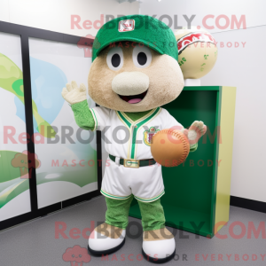 Mascot character of a Green...