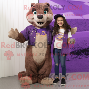 Postava maskota Purple...